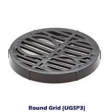 Gully cover circular black