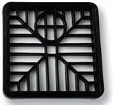 Gully cover square black
