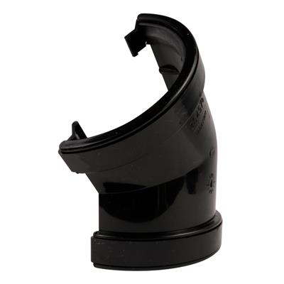 Guttering 135deg bend black