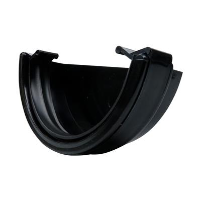 Guttering ext stop end black