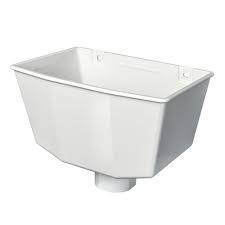 Hopper round white