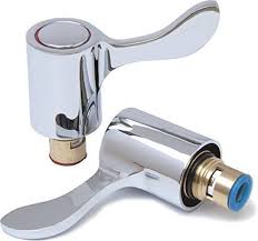 1/2" Lever taps conversion kit chrome