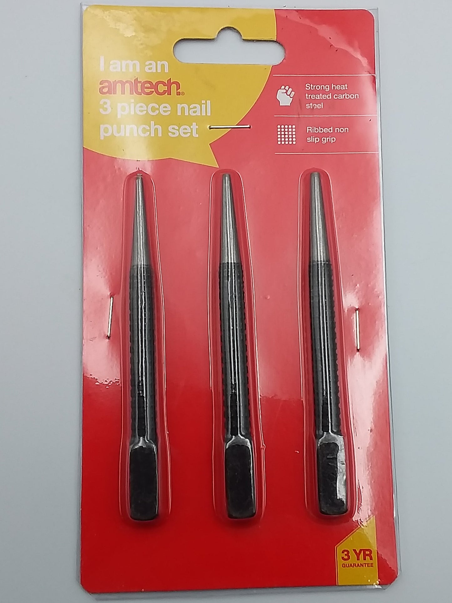 3Pc Nail punch 1.5,2.4,3mm set