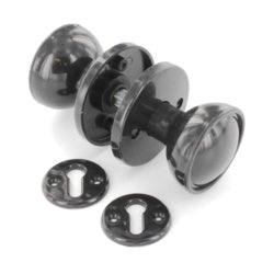 Mortice knob set brown
