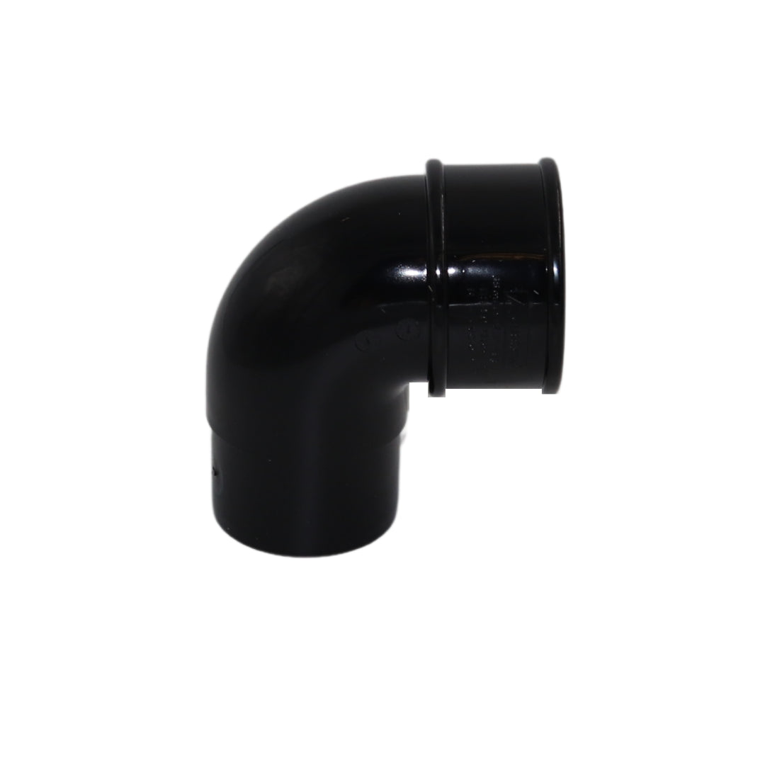 Rainwater bend 92.5deg black