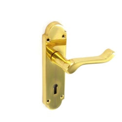Richmond lock handle brass