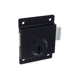 3" press lock black