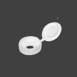 Large screw caps white qty25