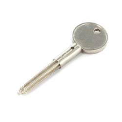 Security bolt key chrome Qty1