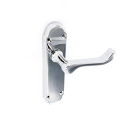 Sharp latch handle chrome