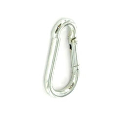 Snap hook 5mm zinc Pk2