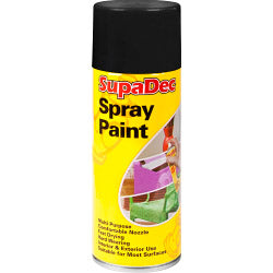 Spray paint matt black