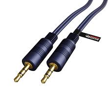 Stereo plug in wire 3.5mm x 2 m