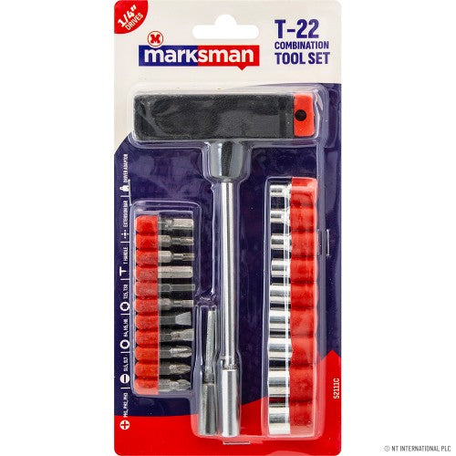 22Pcs T-Combination tool set