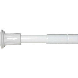 Tel/curtain rod white 200cm