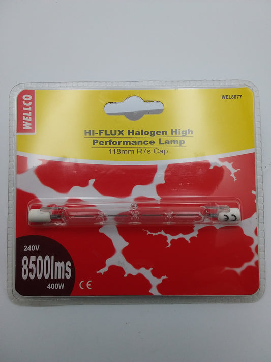 117mm R7S cap halogen lamp 