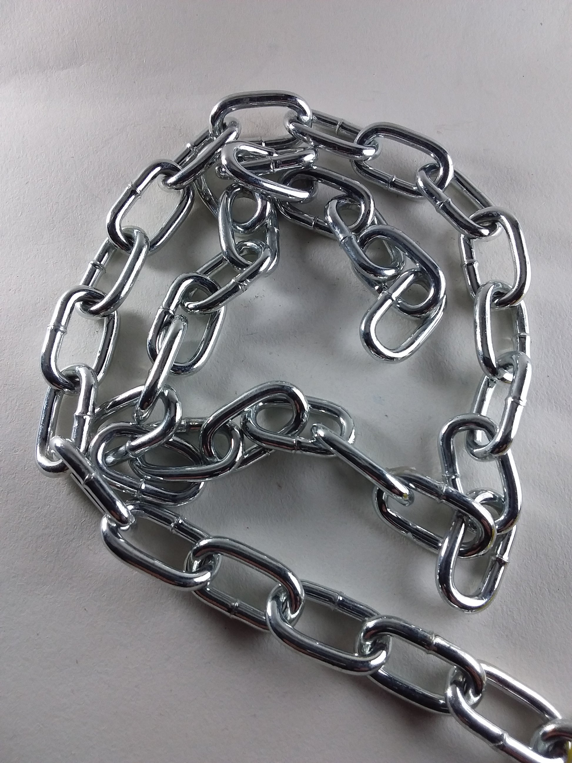 1/2" chain silver ovel p/1m.