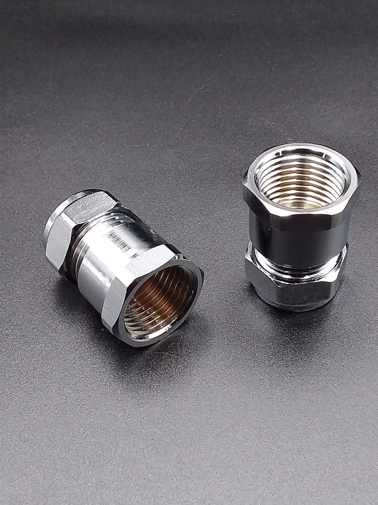 15mm x 1/2' Chrome adaptor