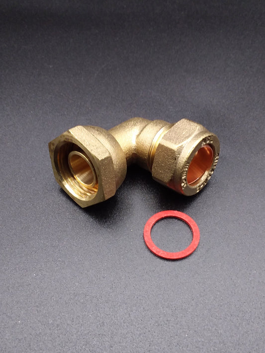 15mm x 1/2" CxC bent T/connt