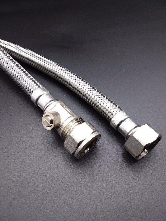 22mm x 3/4' x 300mm Iso Flexi tap connector qty1