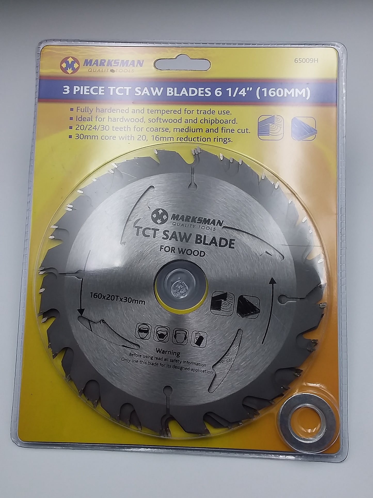 160mm TCT Saw blade Pk3