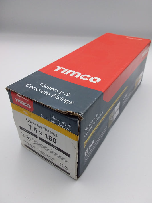 180mm Concrete screws qty100