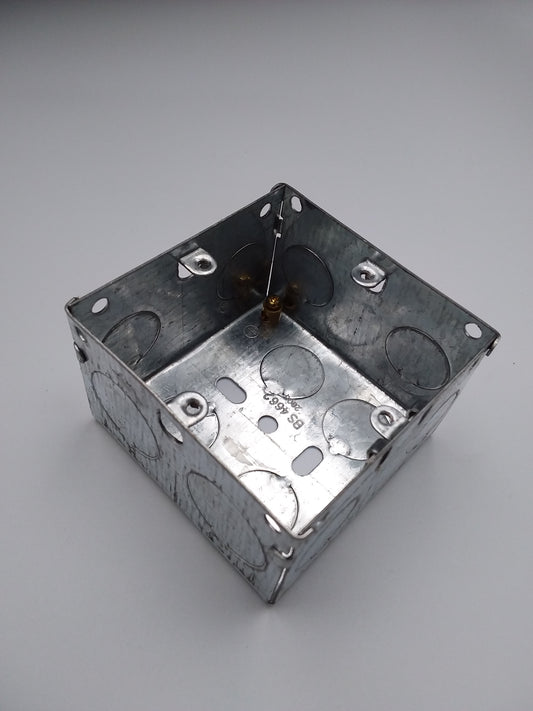 1Gang 47mm metal back box