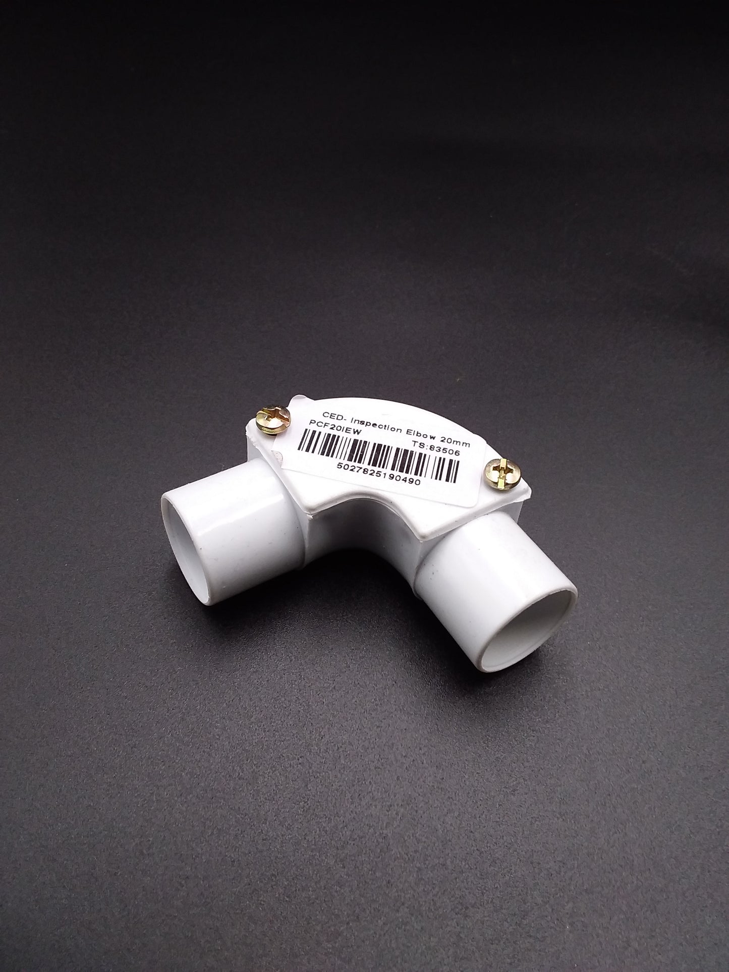 20mm Conduit insp bend white