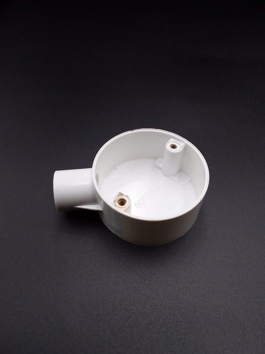 20mm Conduit 1way box white