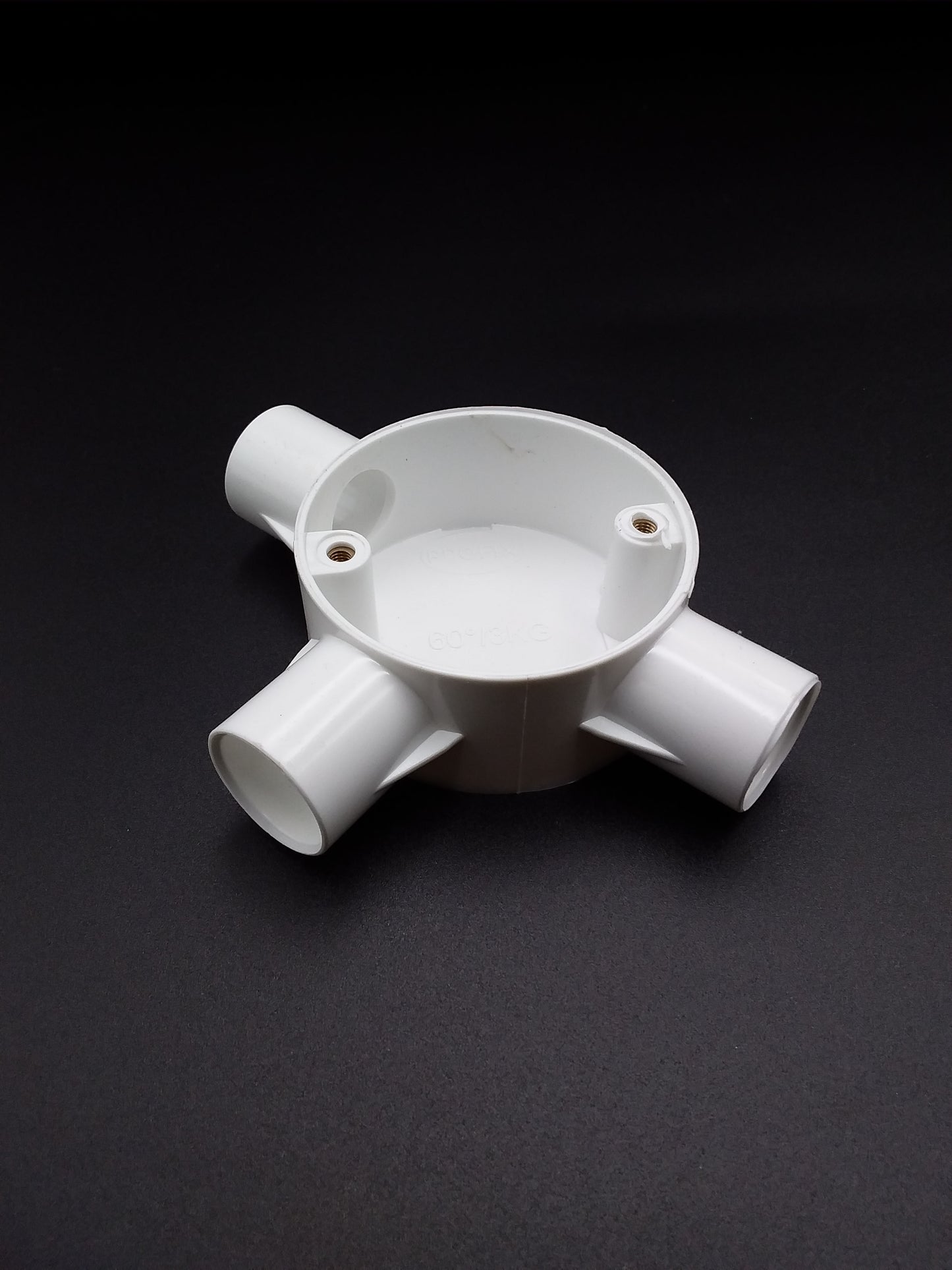 20mm Conduit 3way box white
