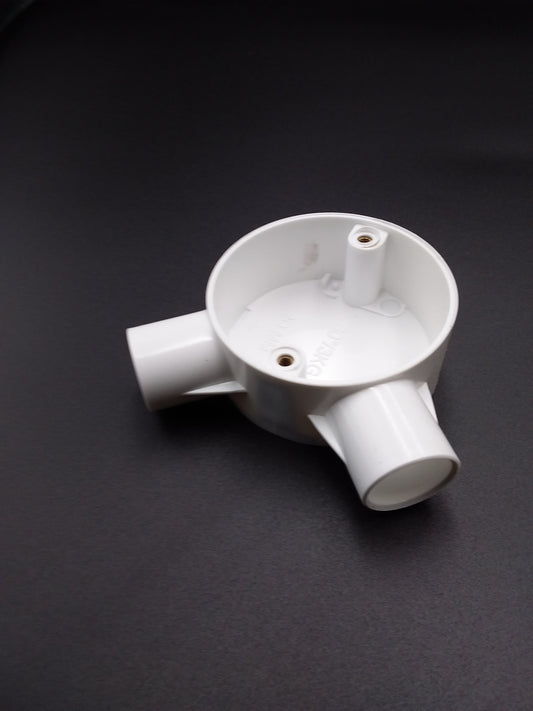 20mm Conduit angle box white