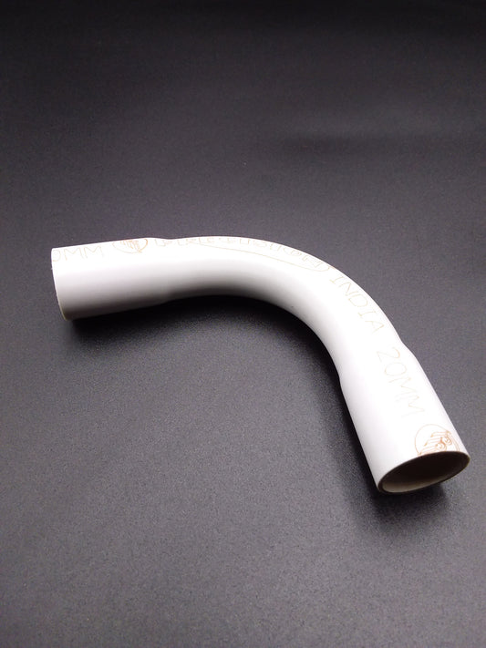 20mm normal conduit bend white