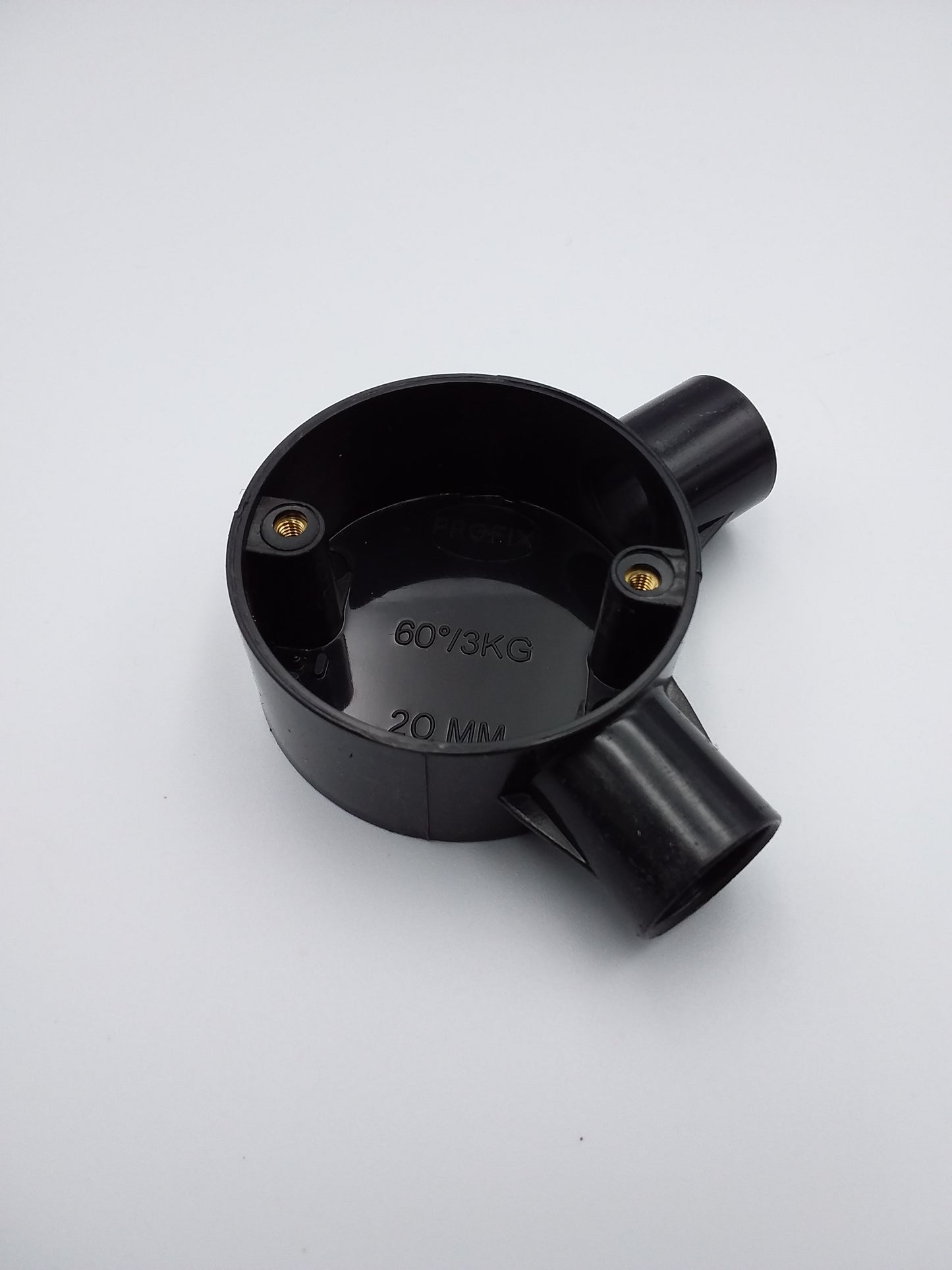 20mm Angled box black