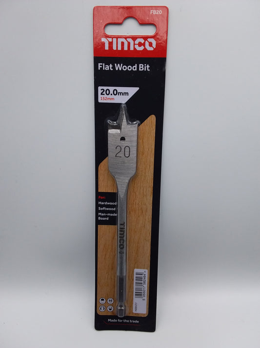 20mm Flat wood bit