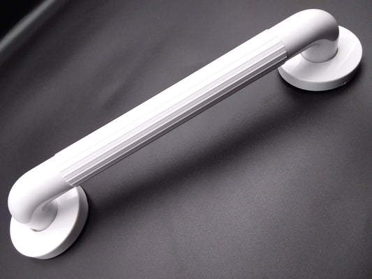 228mm grab bar PVC white