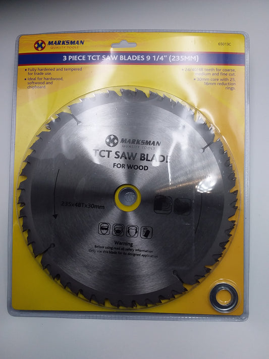 235mm TCT saw blades Pk3