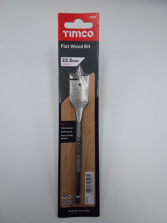 22mm Flat wood bit