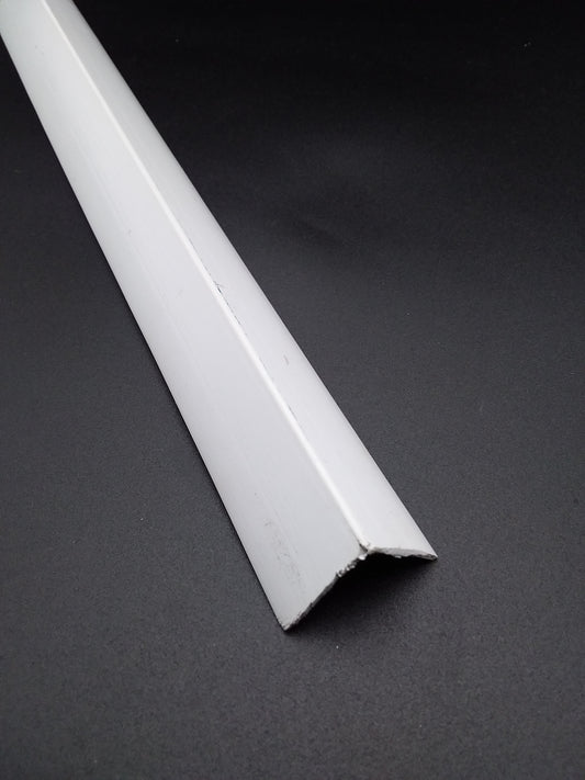 40 x 40mm Rigid Angle strip p/1mt white