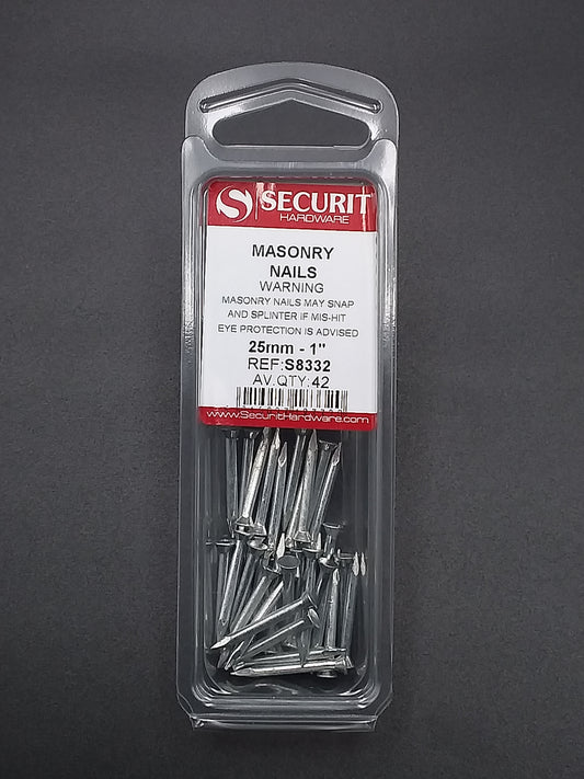 25mm masonry nails qty 36