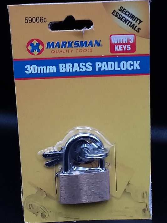 30mm Brass padlock