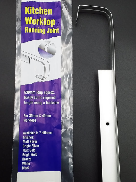 40mm Worktop running joint silver