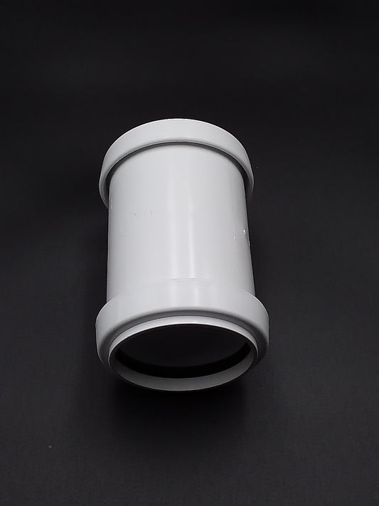 40mm p/f coupling white qty1