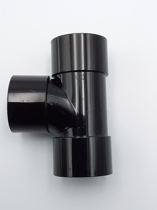 40mm s/w equal tee black qty1