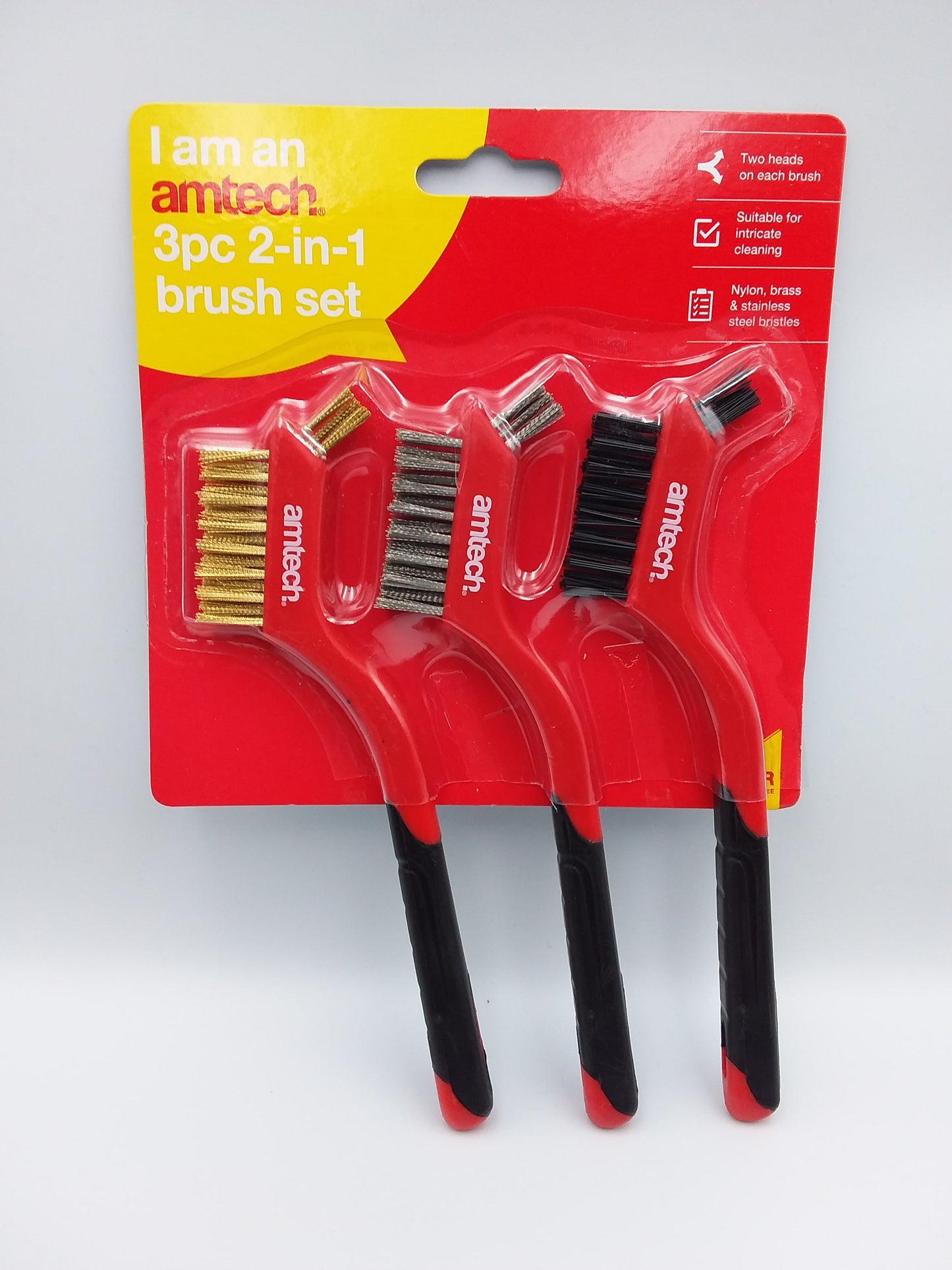 3pc Mini wire brush set