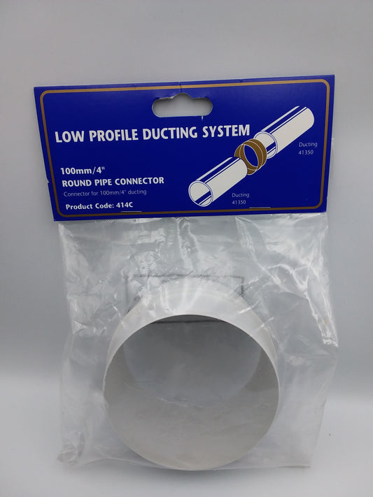 4" Docting connector white