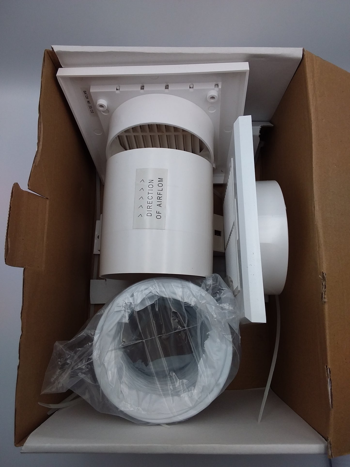 4" Shower Extractor fan kit timer white