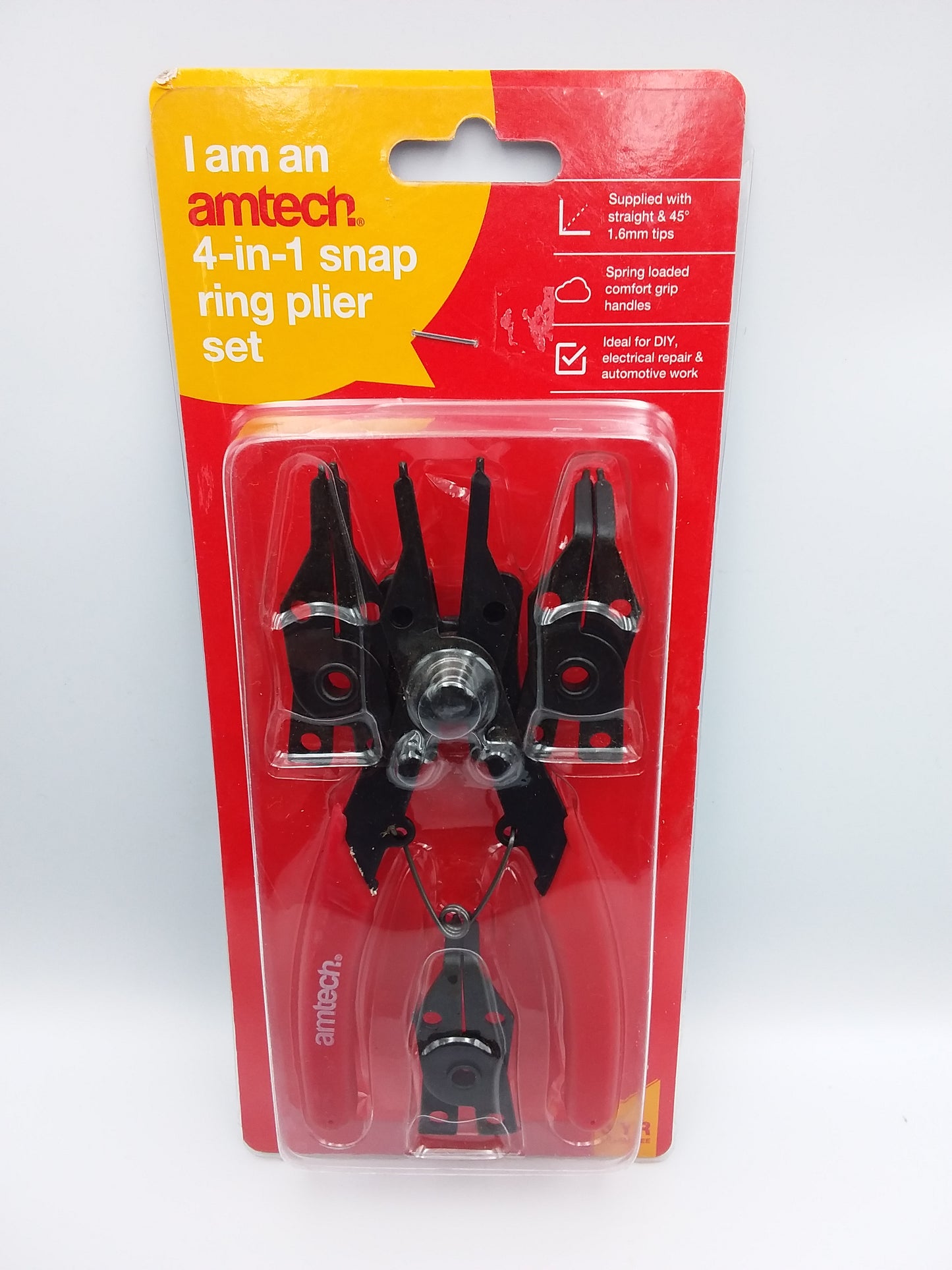 4 in 1 Bent circlip pliers