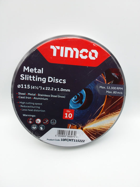 4" Metal cutting disc qty1