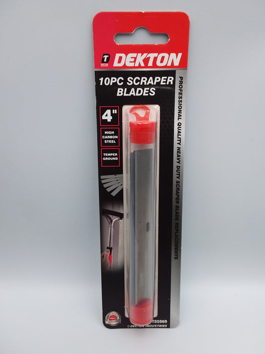 4" Scraper blades (Pk 10)