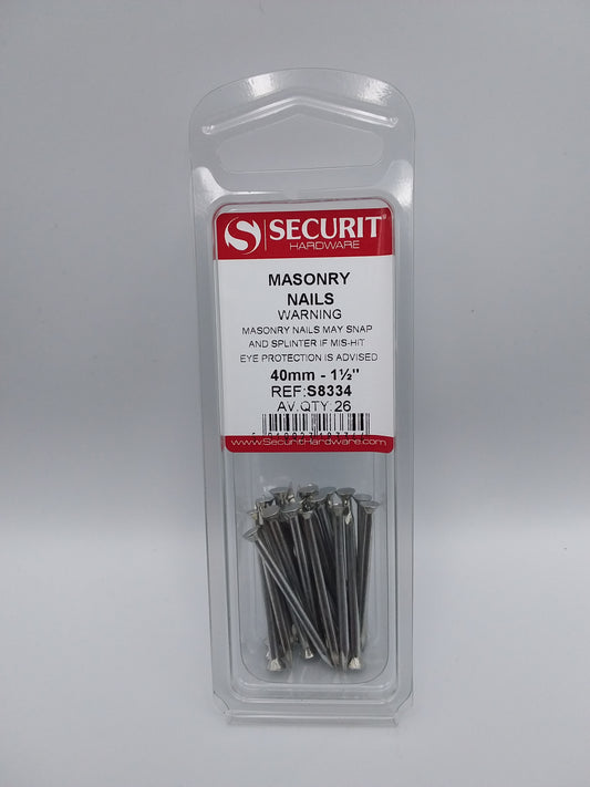 40mm masonry nails qty 36